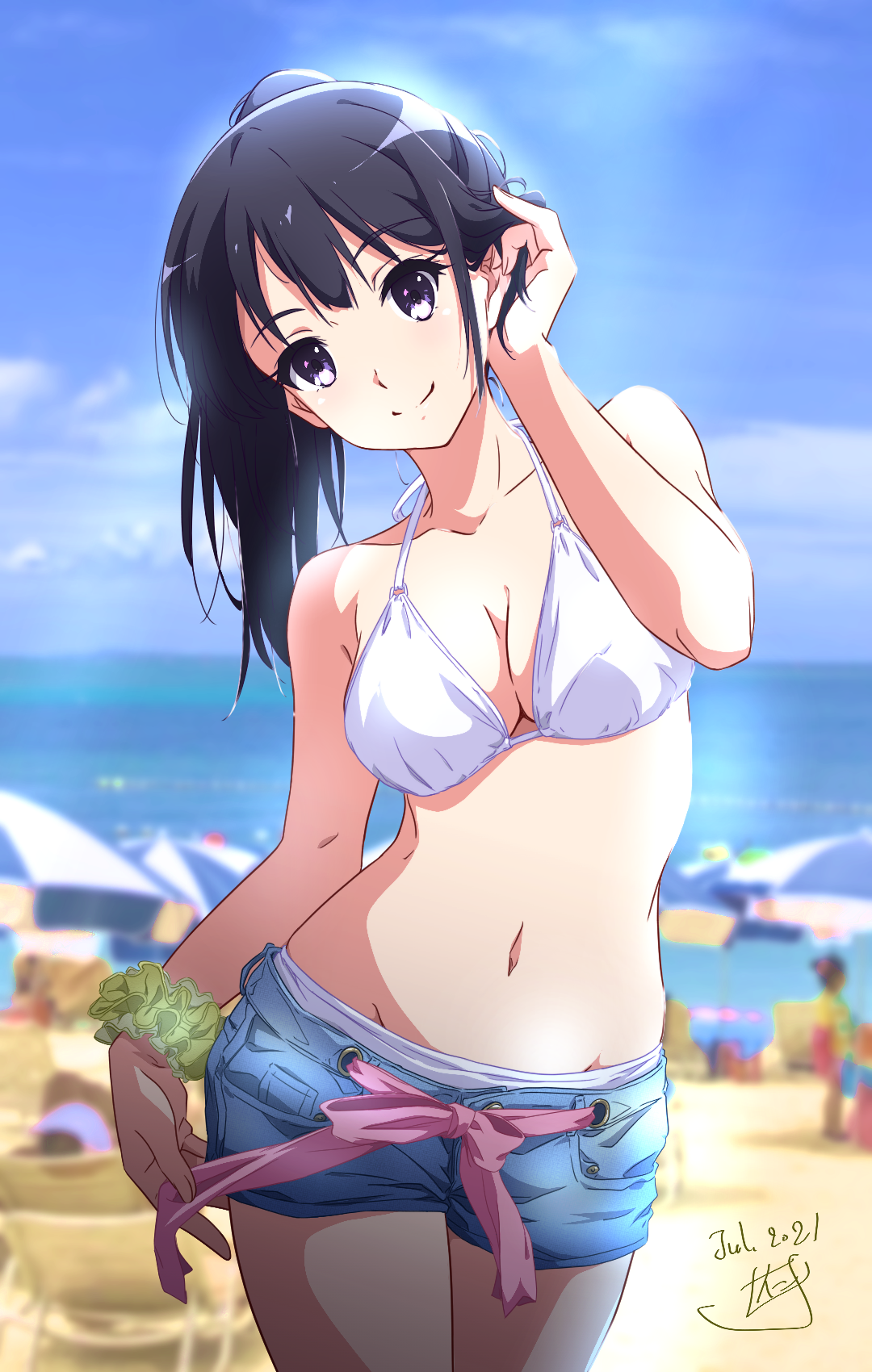 Nii Manabu Hibike Euphonium Kousaka Reina Bikini Cleavage Swimsuits Yande Re